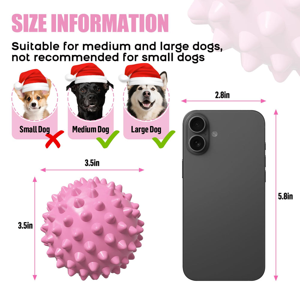 Apasiri easy-clean dog ball is dishwasher-safe for busy households.