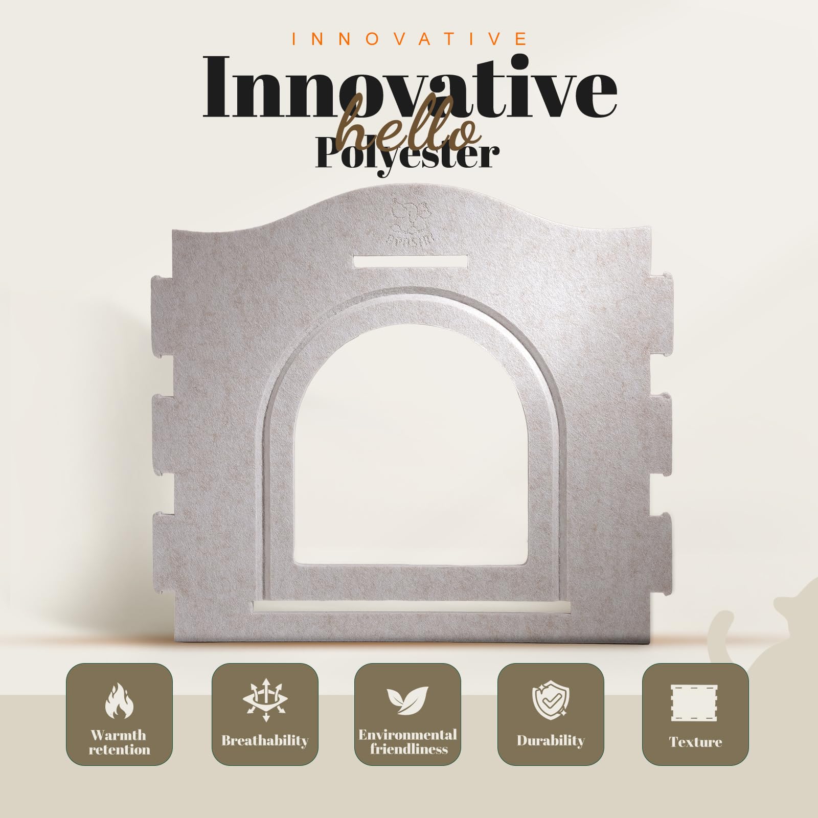Apasiri original castle design offers cozy privacy and playful stimulation for curious kittens.