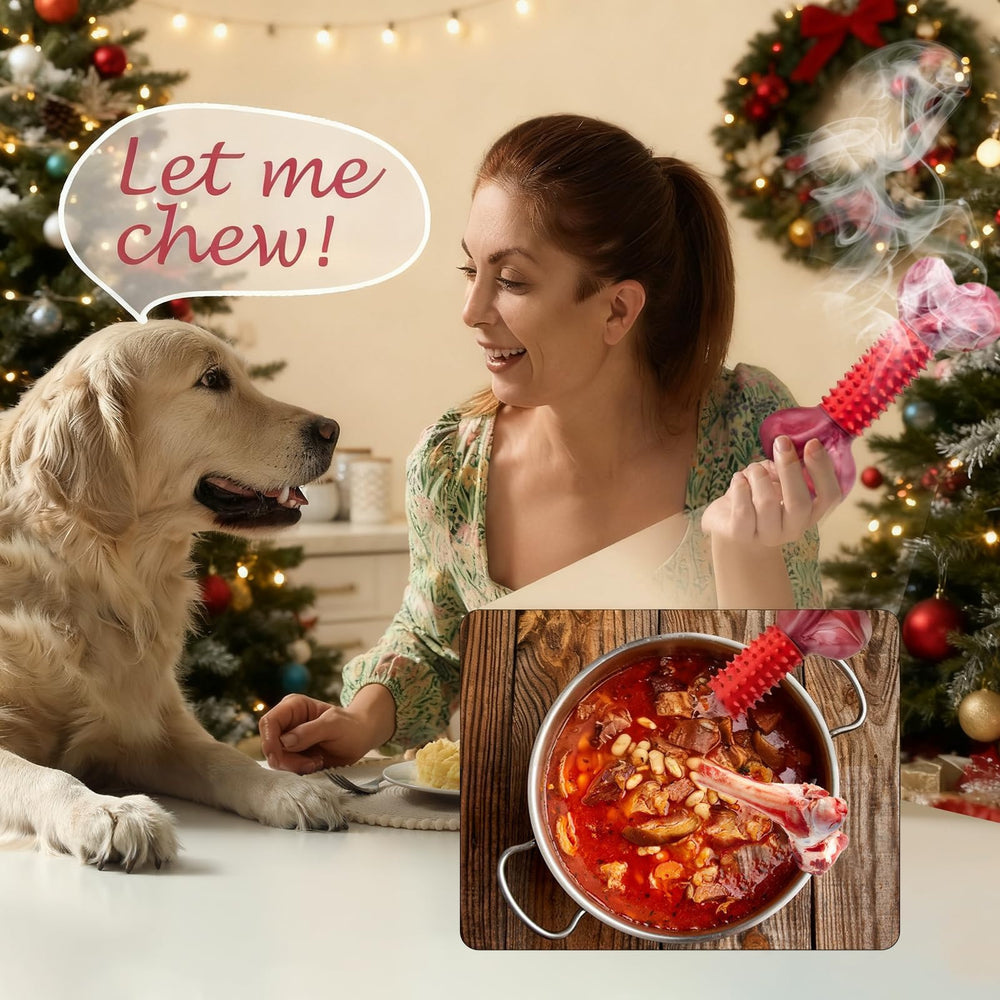 Apasiri 2-pack beef flavor chew toy for busy chewers.