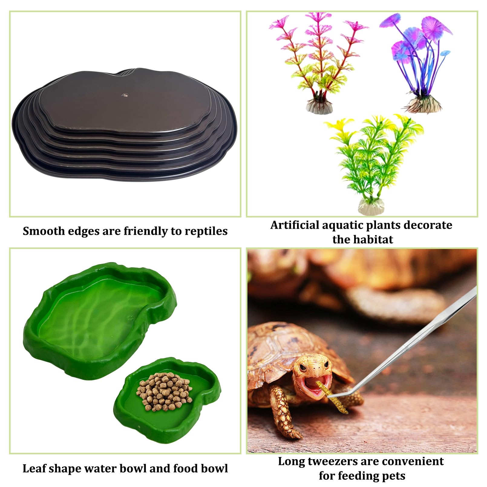 Apatal artificial plants enhance habitat aesthetics and enrichment for reptiles