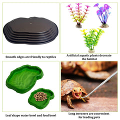Apatal artificial plants enhance habitat aesthetics and enrichment for reptiles