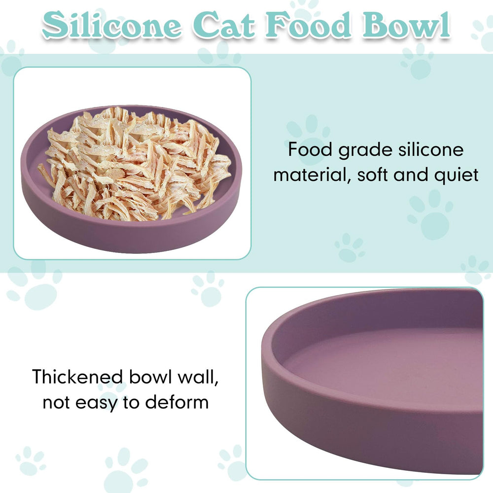 Apatal wide flat-faced dog bowls for comfortable meals.
