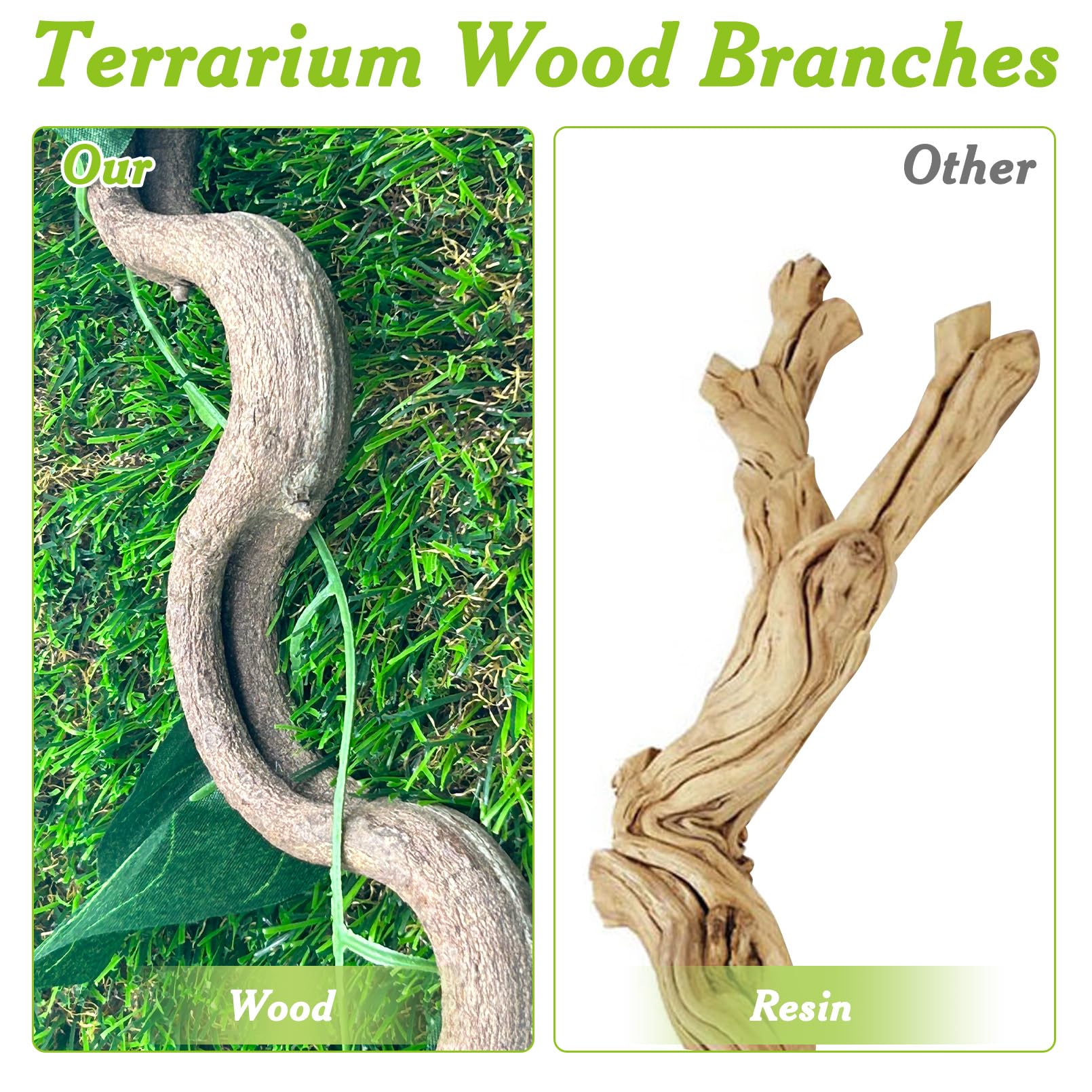 Apatal reptile-branch-lizard-habitat supports natural behaviors and lounging spots