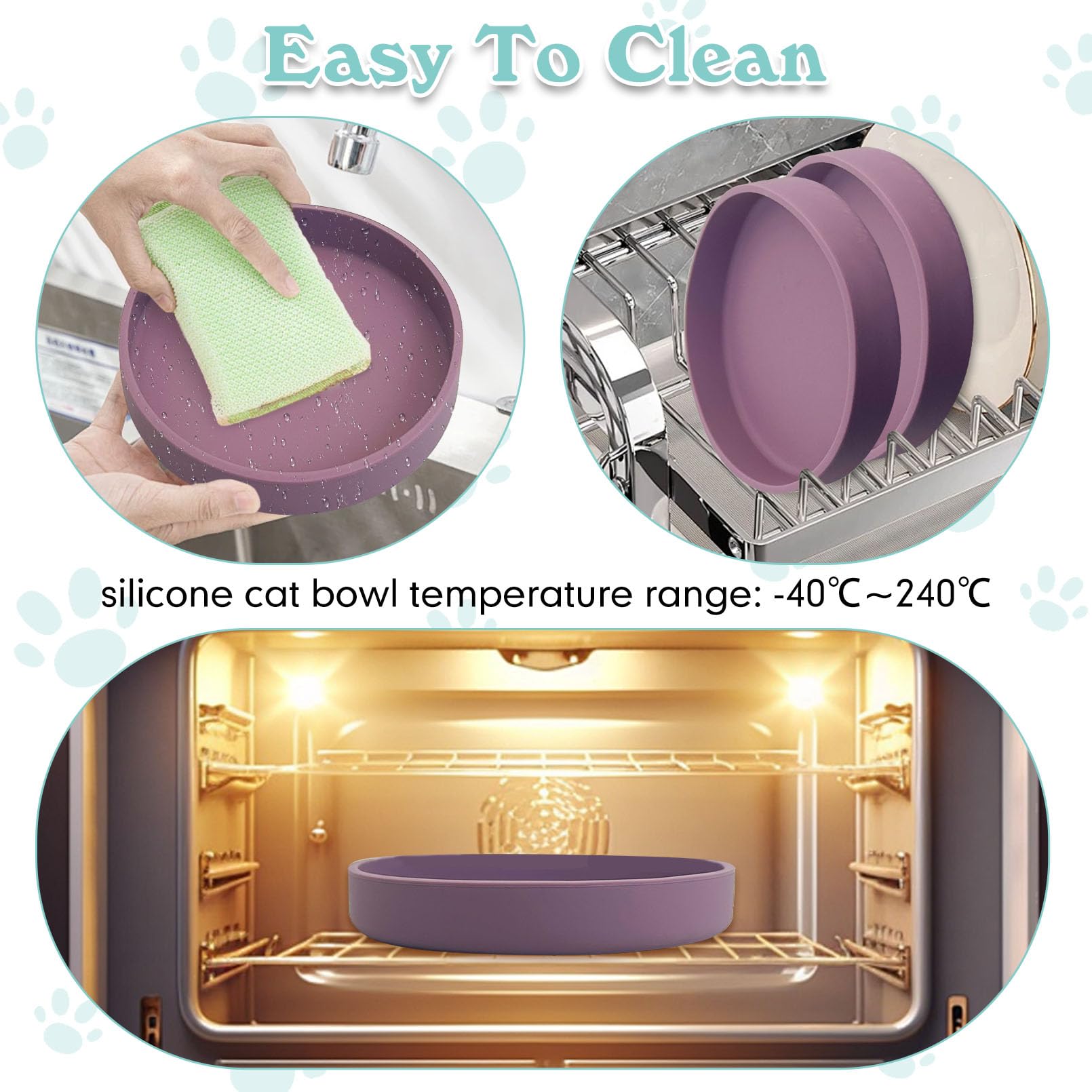 Apatal size guide for cat and small dog bowls.