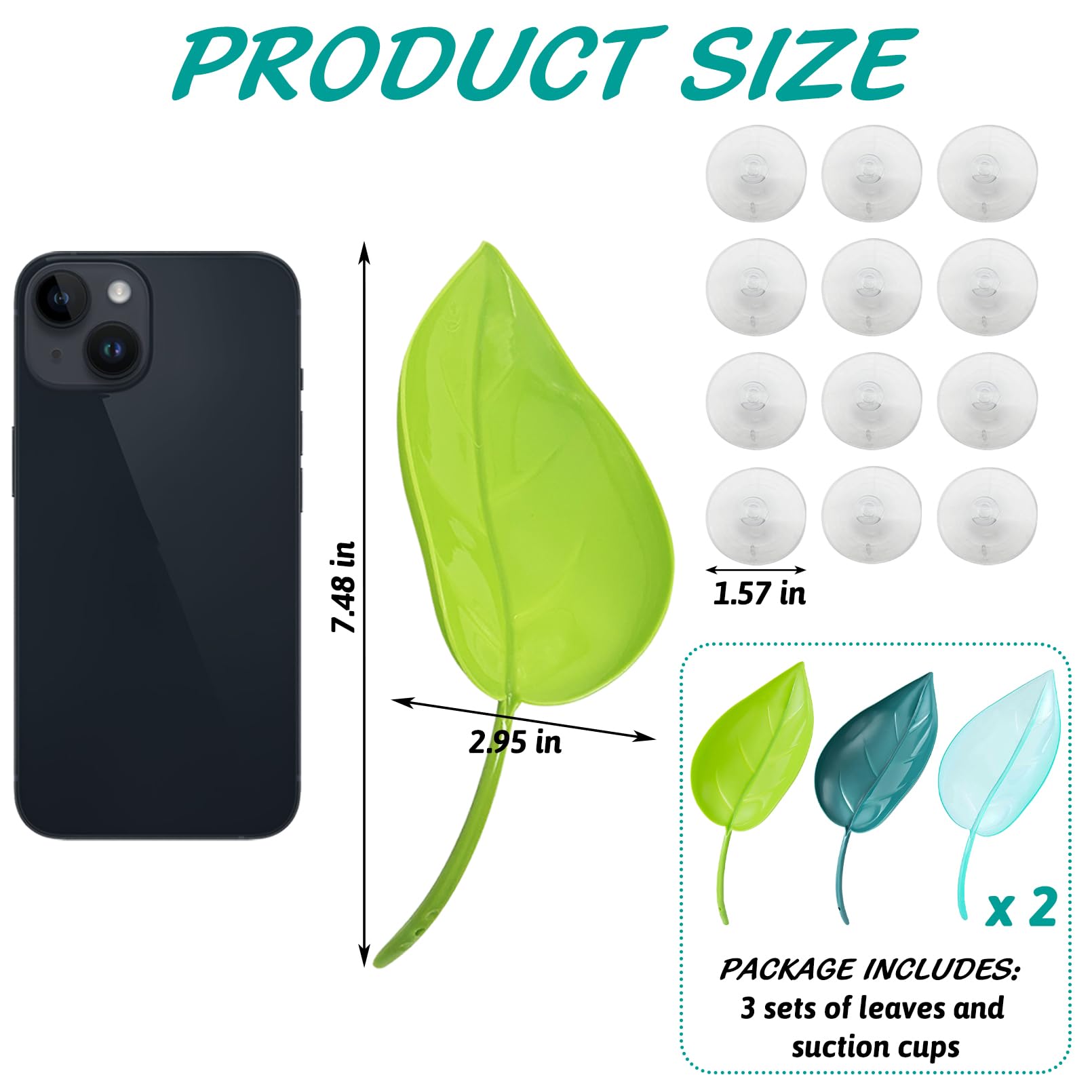 Apatal suction cups attach securely to glass for stable basking platforms