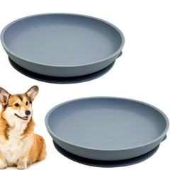 Apatal two-pack silicone dog bowls keep meals tidy with no-spill design.