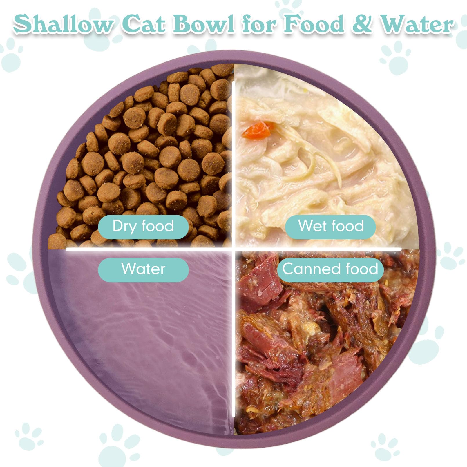 Apatal whisker-fatigue-friendly bowls reduce whisker contact during feeding.