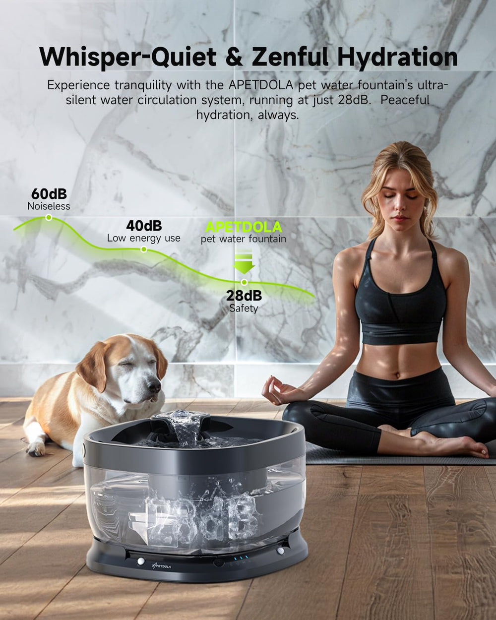 APD APETDOLA FP30 6-layer filtration ensures cleaner water with every sip.
