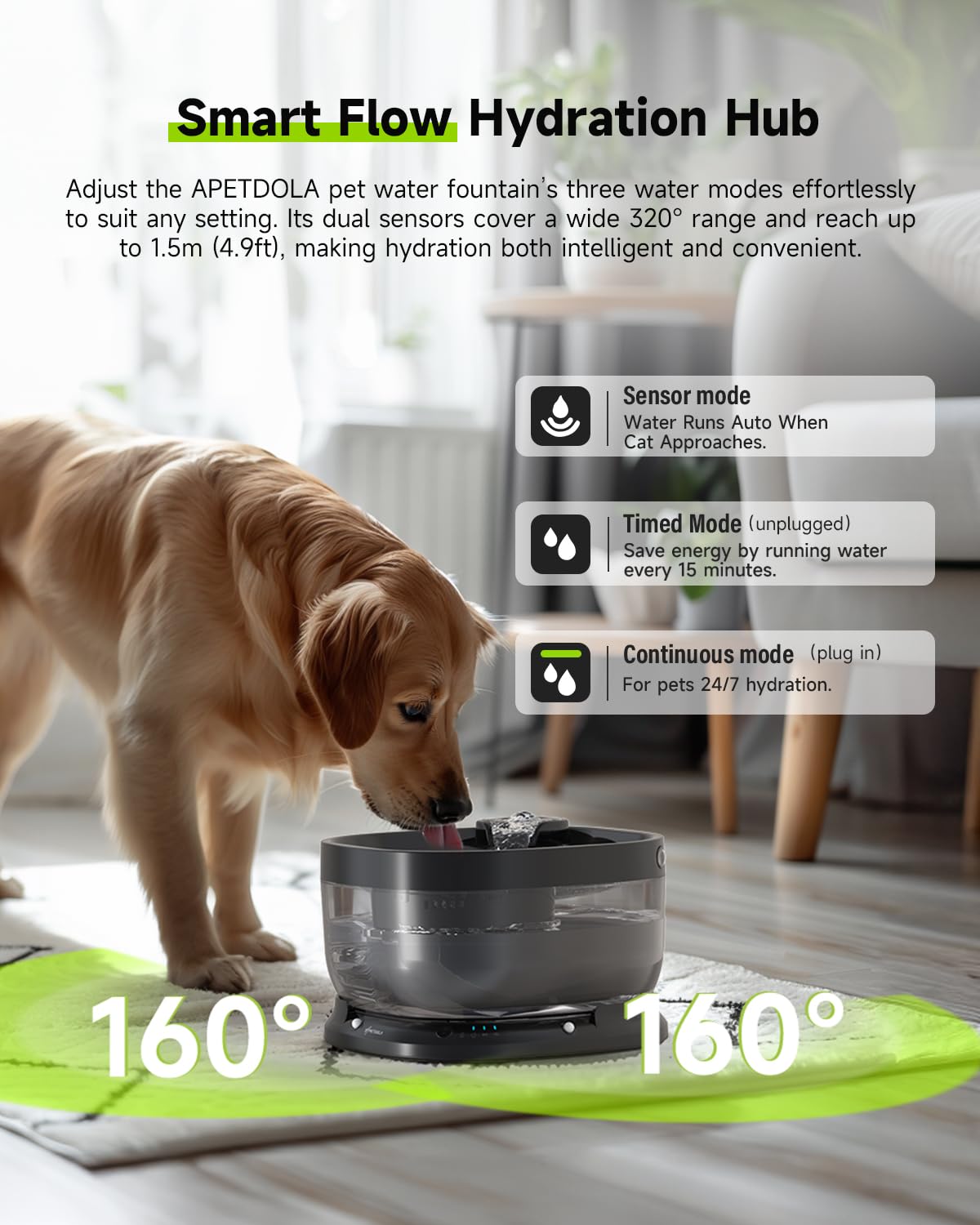 APD APETDOLA FP30 whisper-quiet design keeps homes peaceful during day and night.