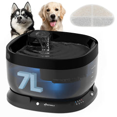APD APETDOLA FP30 wireless water fountain pump shows cordless operation for flexible placement anywhere.