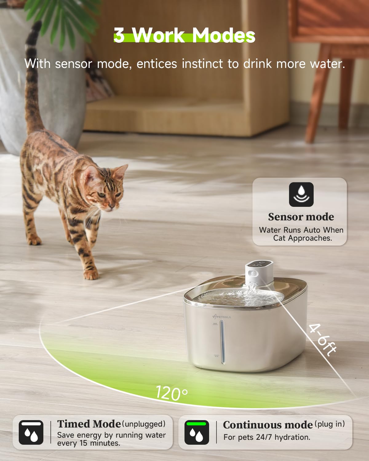 APD APETDOLA stainless steel close-up showcases hygienic, dishwasher-safe design for easy cleaning