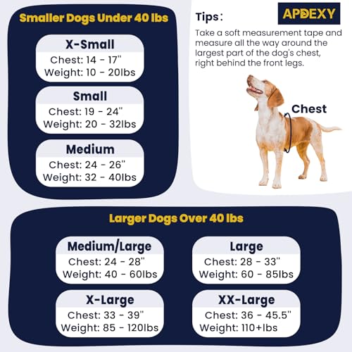 APDEXY Purple XL harness sized for large dogs with adjustable fit.