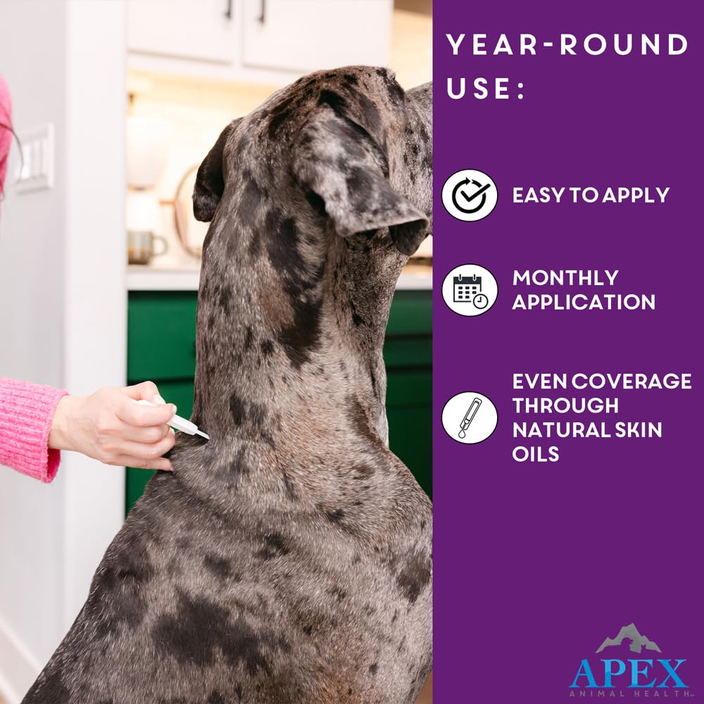 Apex Plus-dosage-large-dog-45-88lbs illustrates tailored protection for big breeds.