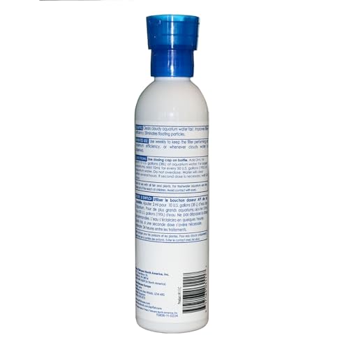 API ACCU-CLEAR cloudy-water illustrates initial haziness before treatment.