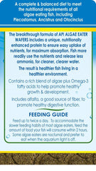 API Algae Eater Wafers portions in bowl for easy feeding twice daily.