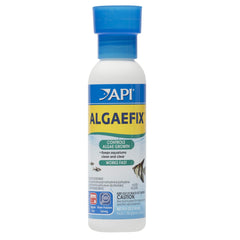 API ALGAEFIX bottle front view for quick algae control in freshwater tanks.