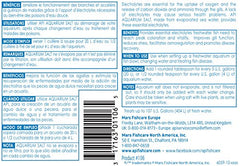 API Aquarium Salt box side explains electrolytes for improved gill function in tanks.