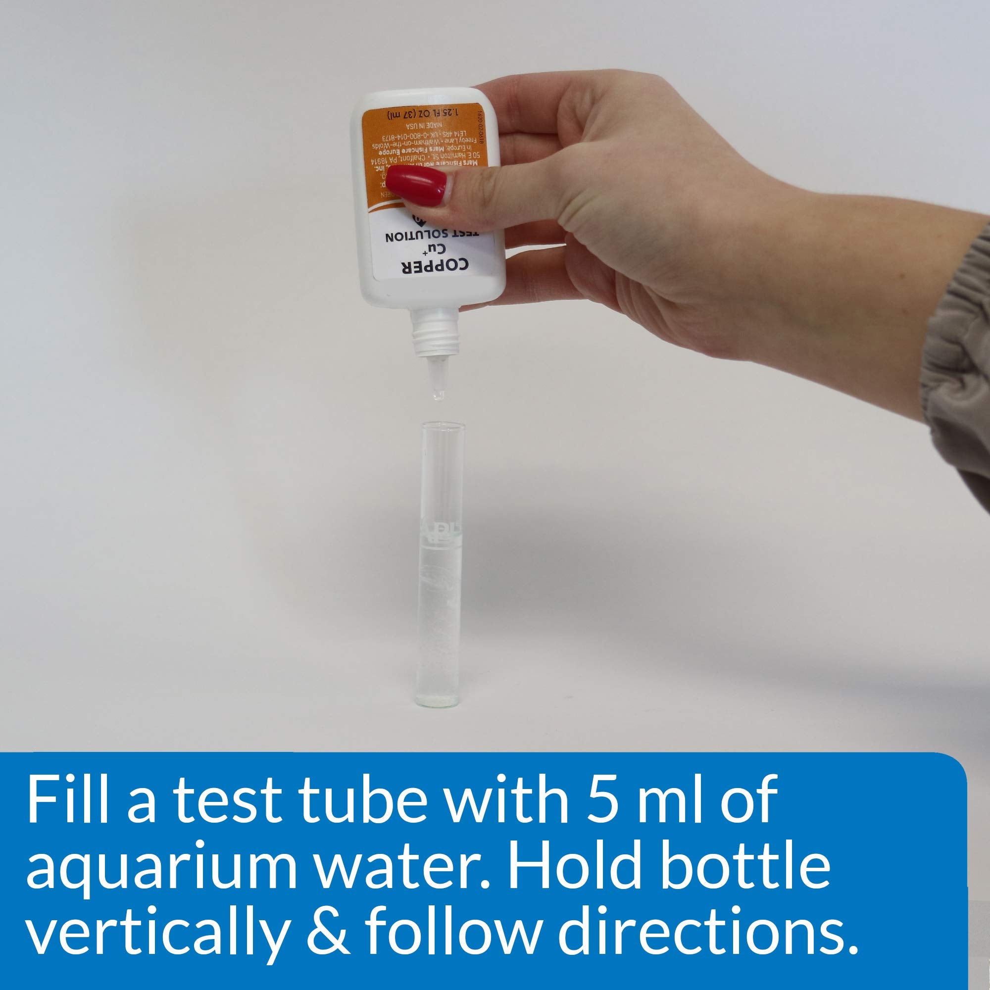 API Copper Test Kit ppm scale section helps interpret results easily.