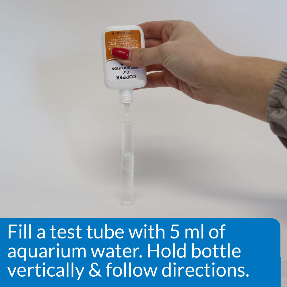 API Copper Test Kit ppm scale section helps interpret results easily.