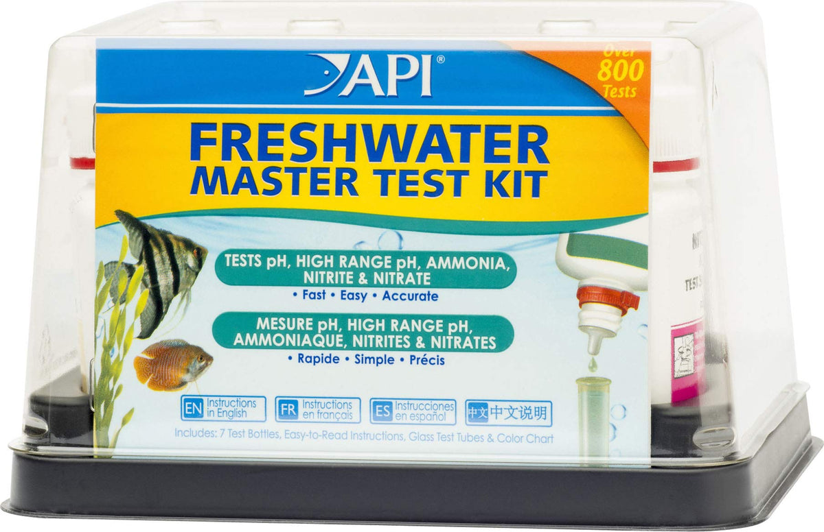 API Freshwater Master Test Kit color card for quick, accurate test interpretation