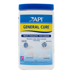 API General Cure bulk box front highlights a trusted parasite treatment for fish health
