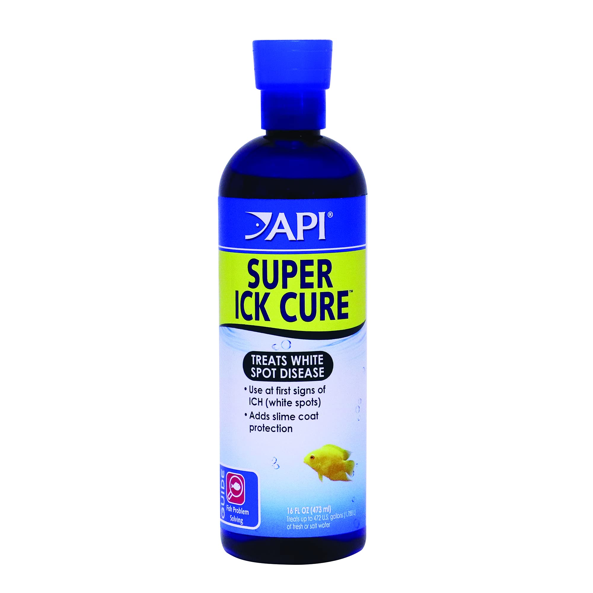 API Liquid Super ICK Cure bottle 16oz ready for quick ich treatment in freshwater and saltwater tanks