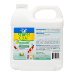 API POND STRESS COAT bottle front view highlighting dechlorination.