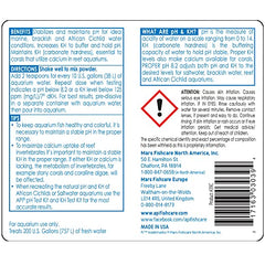 API PROPER pH 8.2 bottle pour illustrates quick pH adjustment for new tanks.