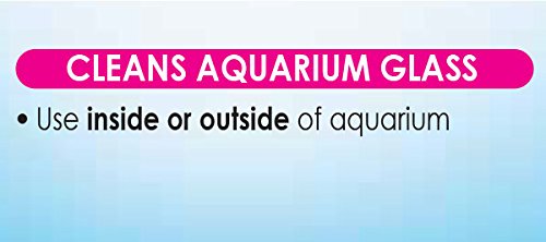 API Safe & Easy cleaner removing mineral deposits from aquarium glass