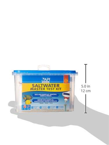 API Saltwater Master Test Kit step-by-step illustration helps users test confidently