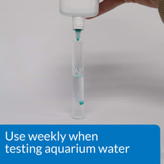 API test tubes compatible with freshwater and saltwater kits for versatile testing.