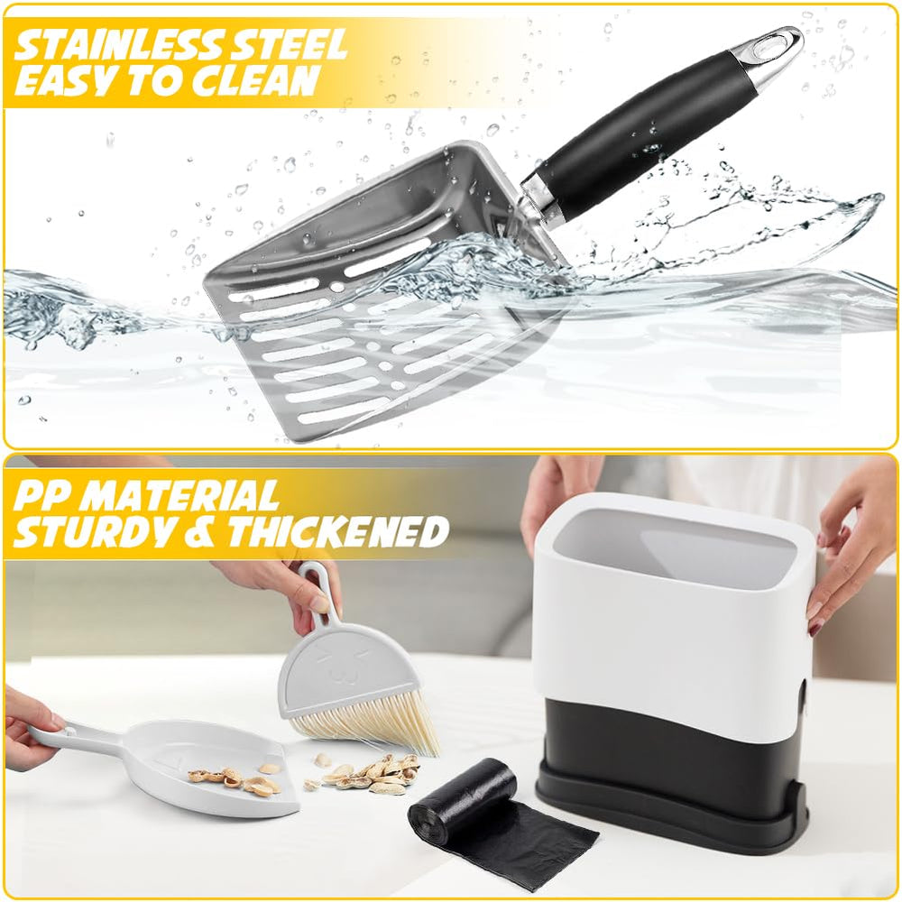 Apidgrowth all-litter-types scoop is compatible with clay, crystal, natural litters