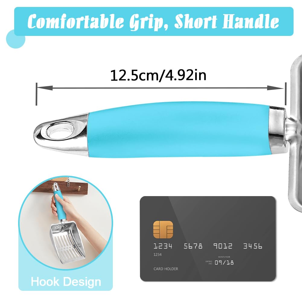 Apidgrowth cat-litter-scoop compact-size design fits most litter boxes