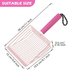 Apidgrowth metal grid surface scoop shows durable construction and easy cleanup