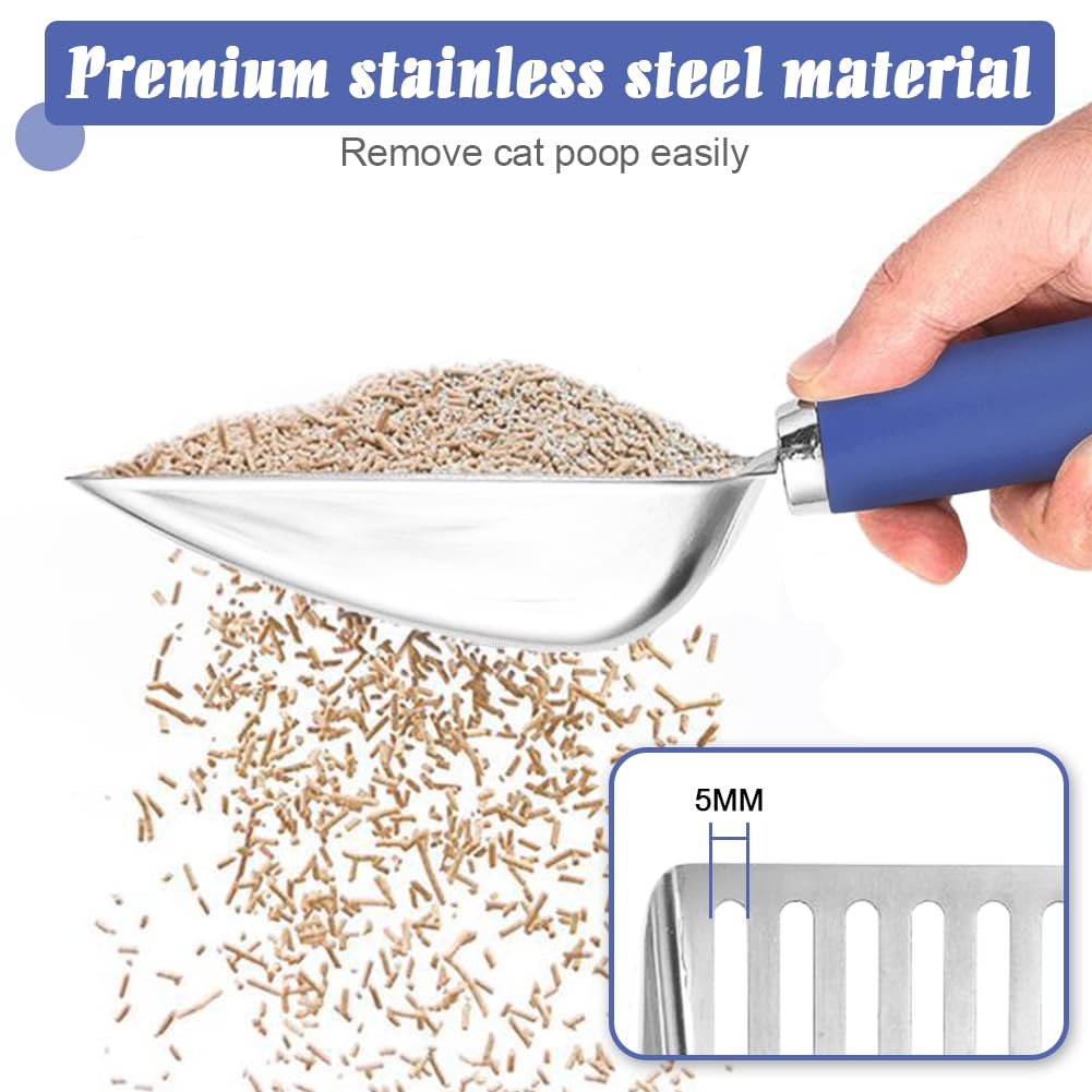 Apidgrowth navy blue compact scoop fits small spaces and daily routines.