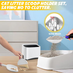 Apidgrowth scooper with ergonomic handle reduces wrist fatigue during scooping.