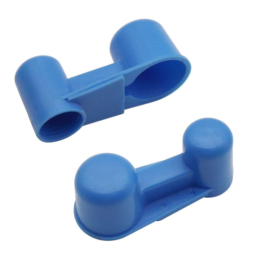 APlayfulBee wide-opening cups blue for easy filling and cleaning.