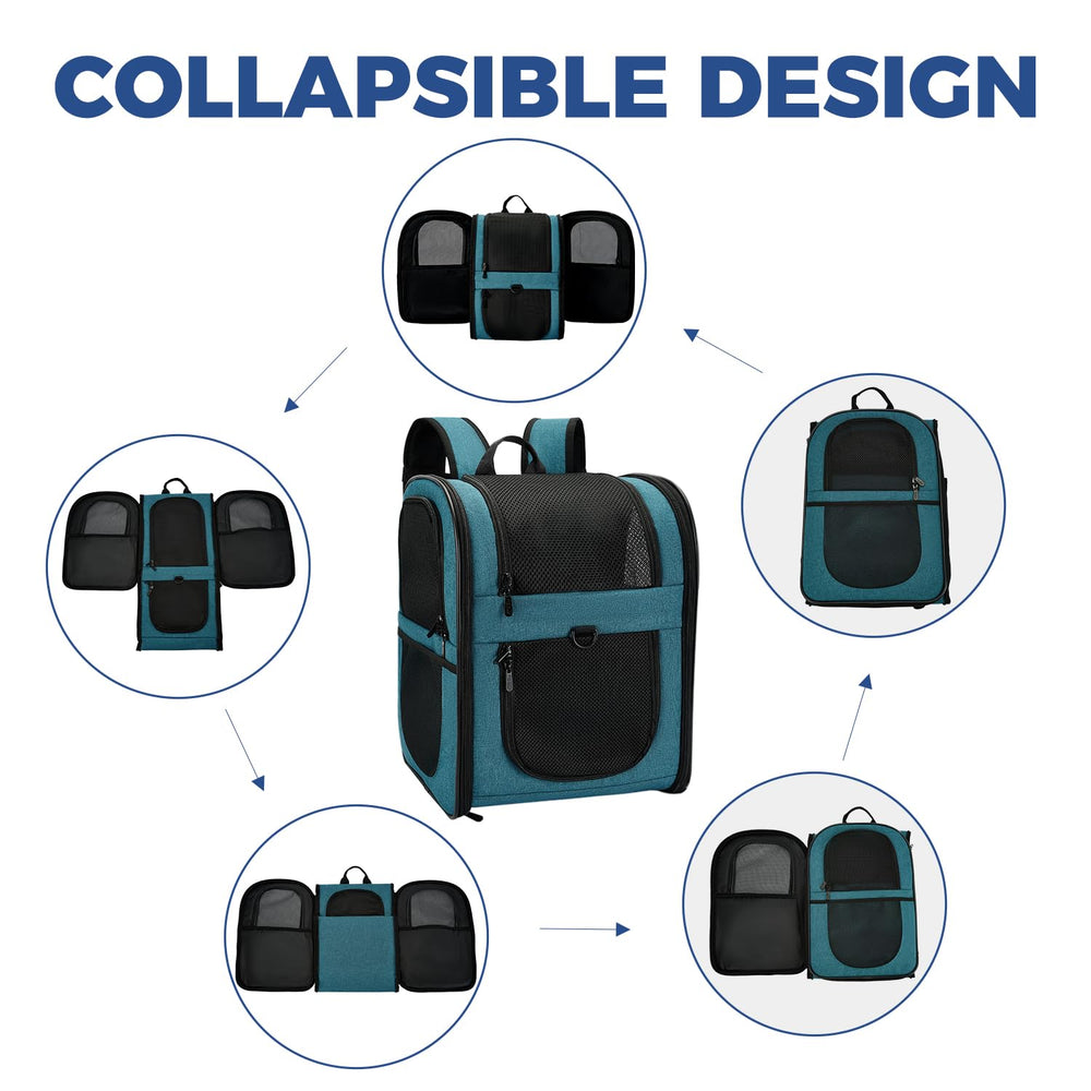 Apollo Walker teal interior padding shows cushioned comfort for pets