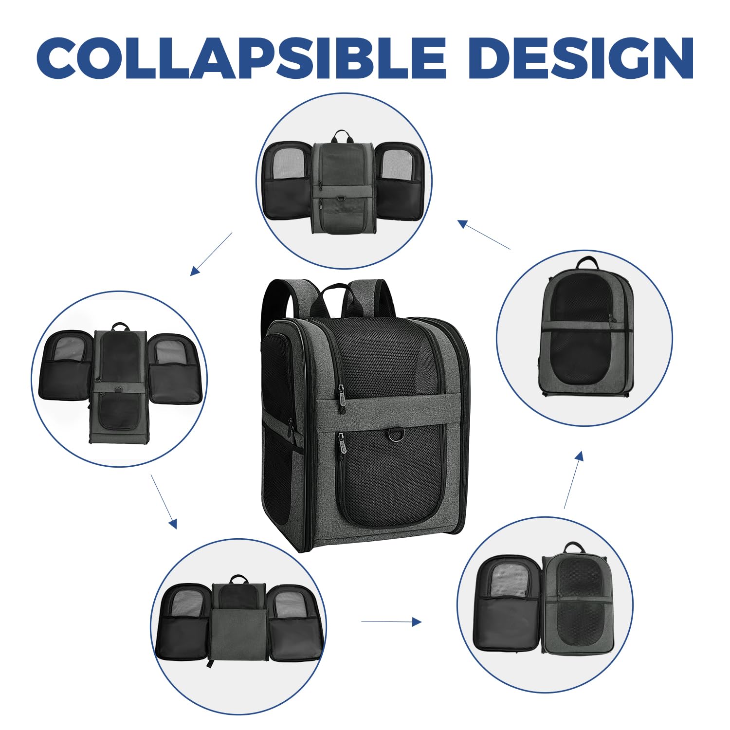 Apollo Walker mesh-ventilation focuses on airflow for cooling during car trips.