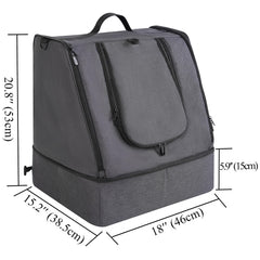 Apollo Walker portable cat travel litter box closed shell prevents litter splash on the road.