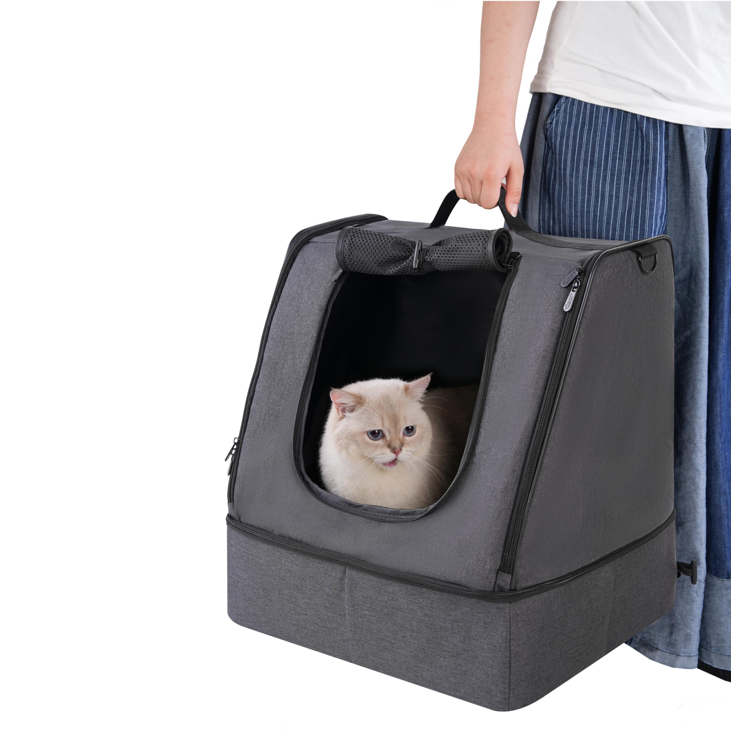 Apollo Walker top-handled design offers comfortable carrying between hotel stays.
