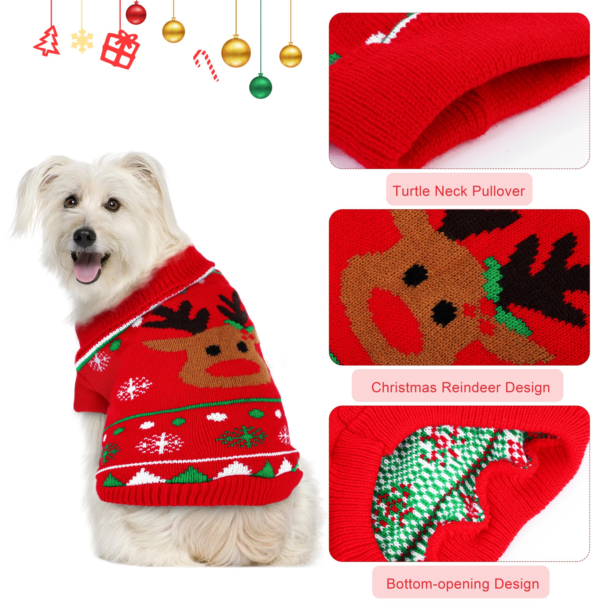 Apoway 3-in-1 Christmas costume set for coordinated holiday wear