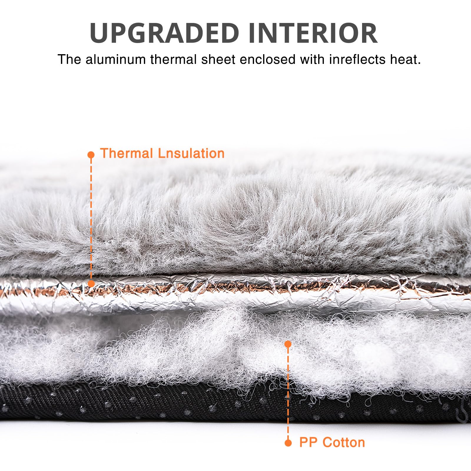 APPKER cat bed anti-slip bottom stabilizes on floors for safe lounging