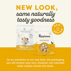 Applaws freeze-dried chicken cat treats close-up highlighting protein quality
