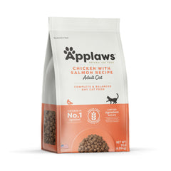 Applaws complete dry cat food bag 11lb shows grain-free nutrition for balanced meals.