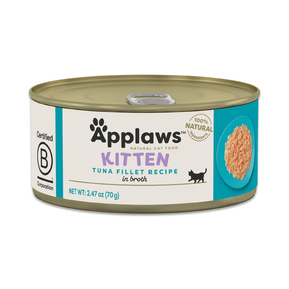 Applaws compatible with dry-food pairing illustrates complete diet option for kittens.