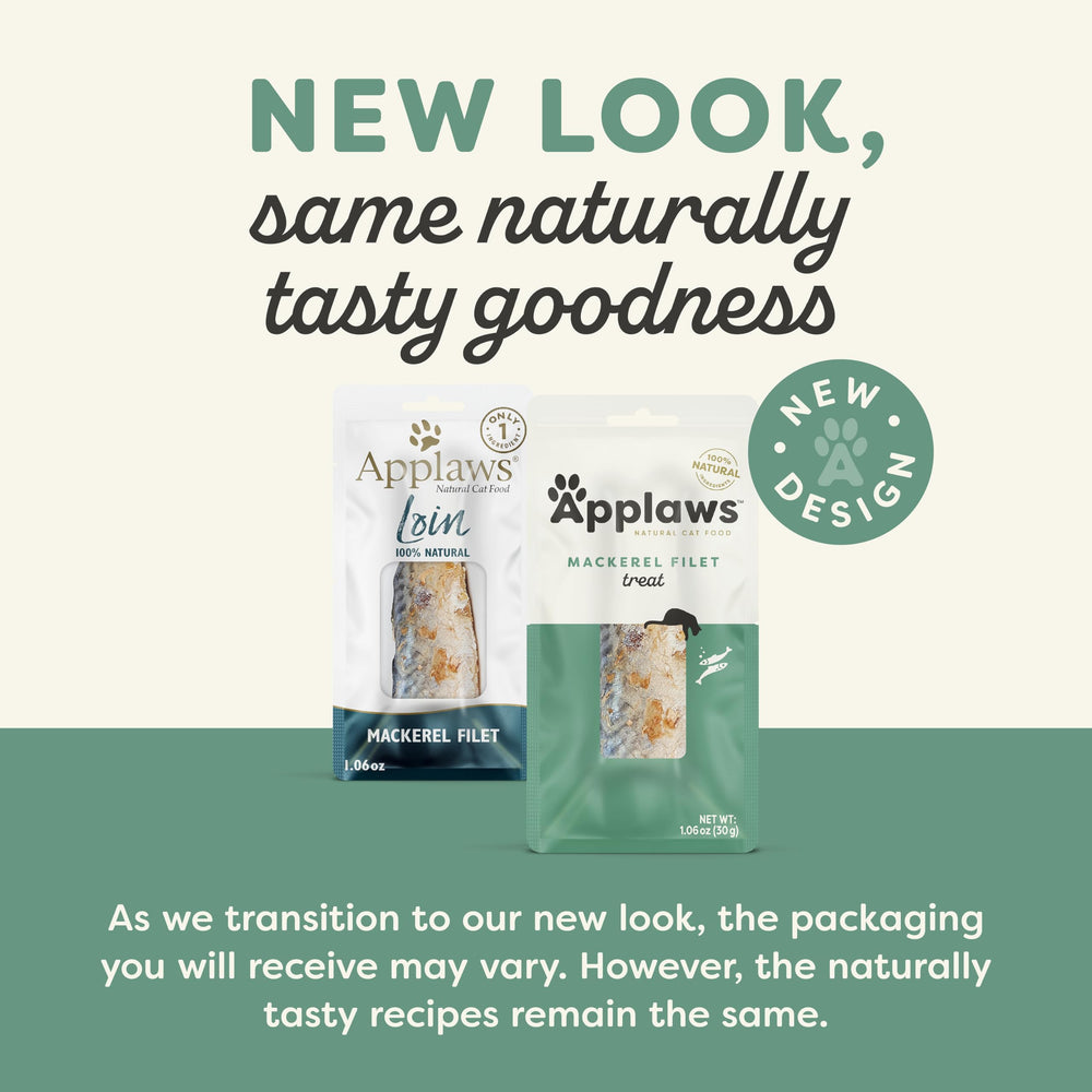 Applaws Natural Cat Treats pack highlights grain-free, simple ingredients for picky eaters.