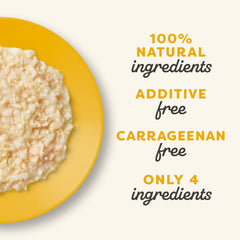 Applaws natural ingredients packaging emphasizes limited ingredients and no artificial additives.