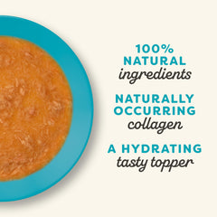 Applaws resealable spout packaging shown, easy portion control for treats.