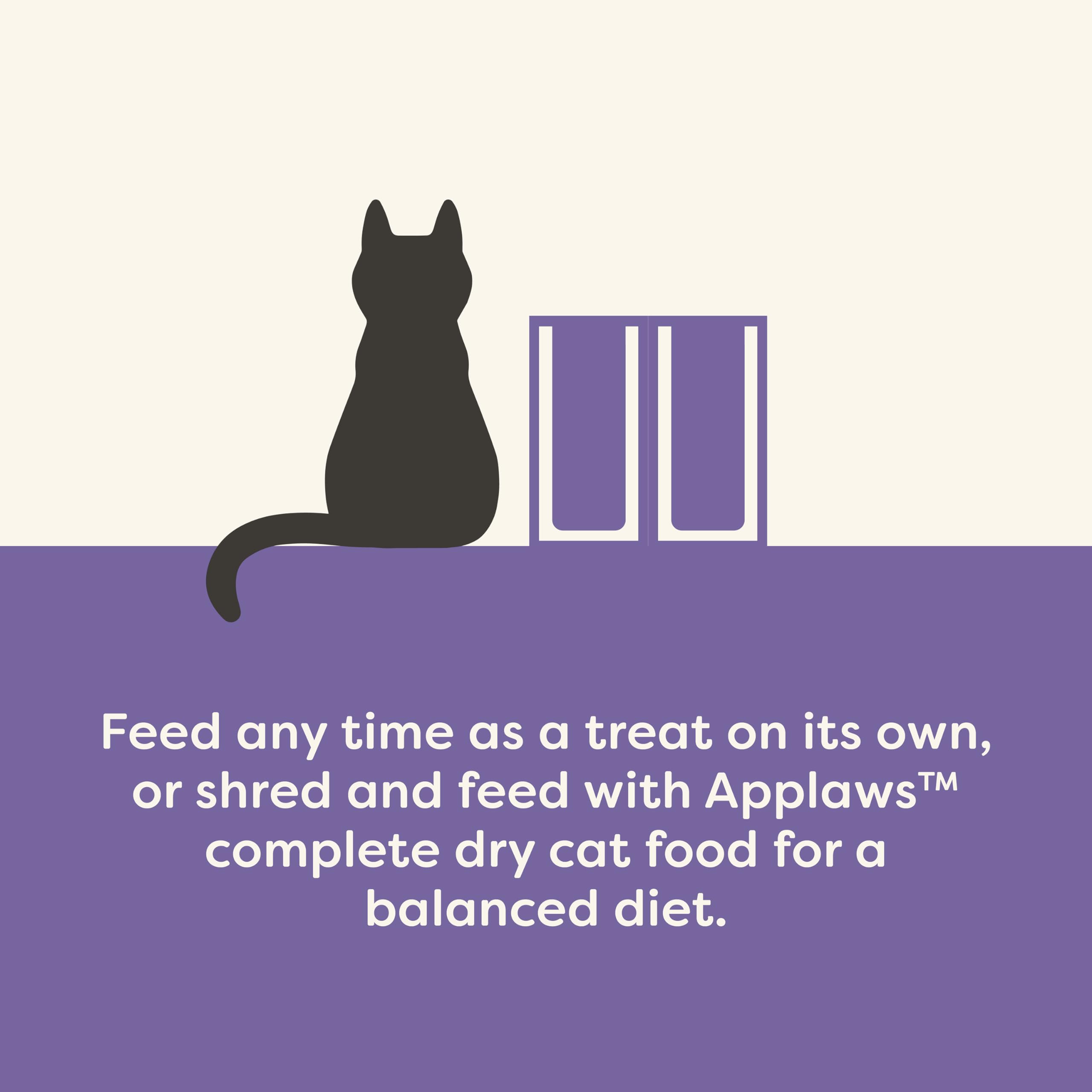 Applaws single-ingredient treat — pure protein for picky cats.